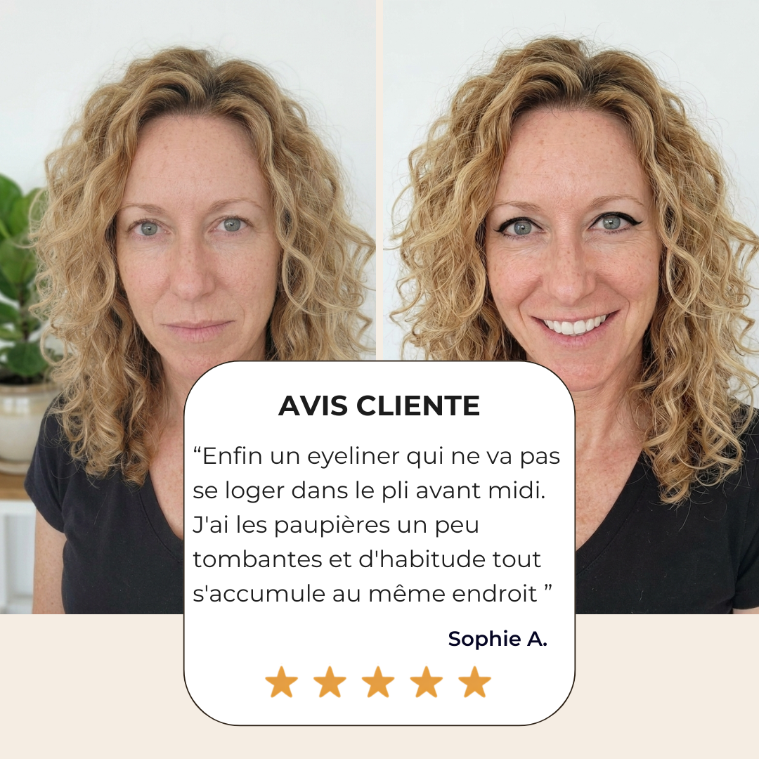 Le premier eyeliner pour les paupières tombantes