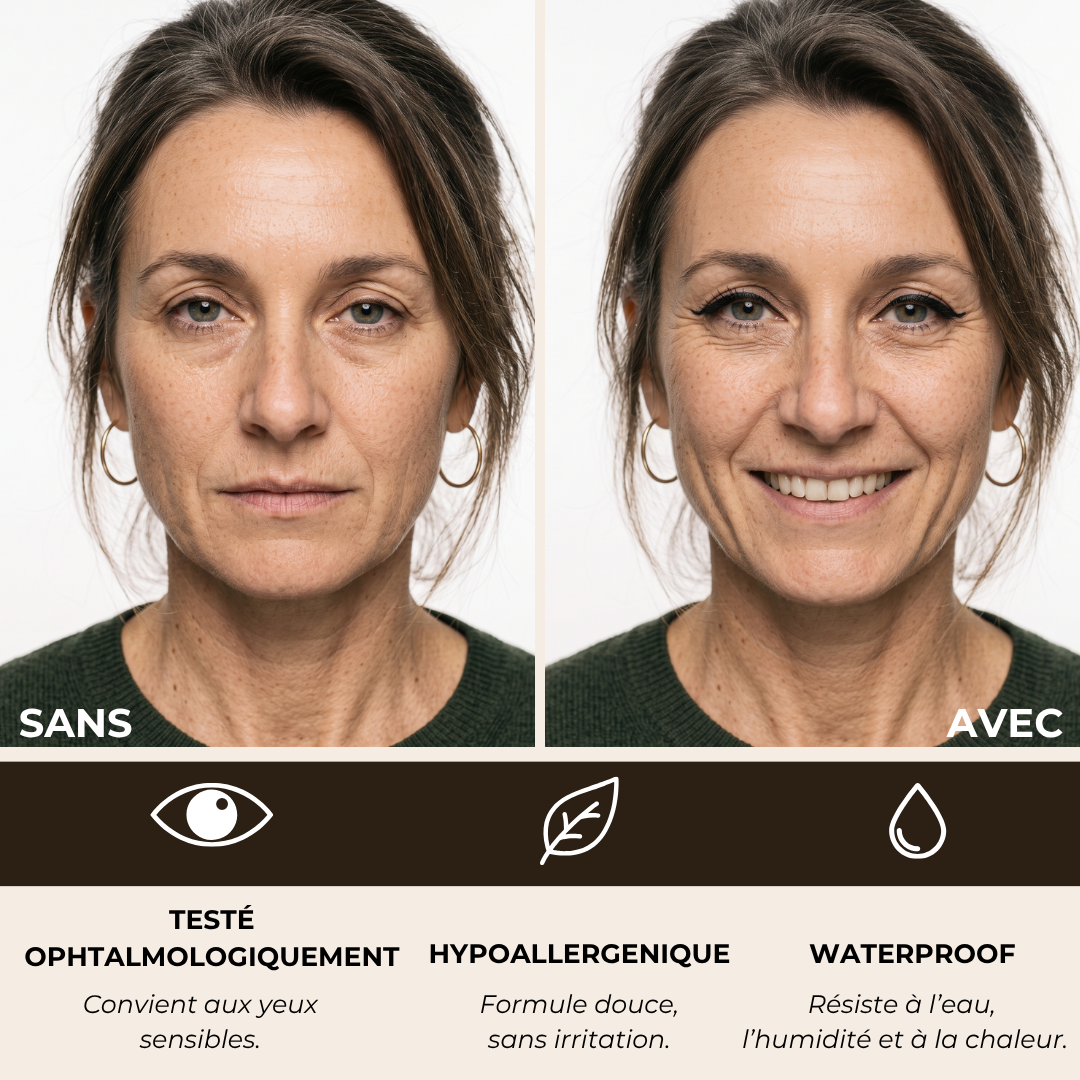 Le premier eyeliner pour les paupières tombantes